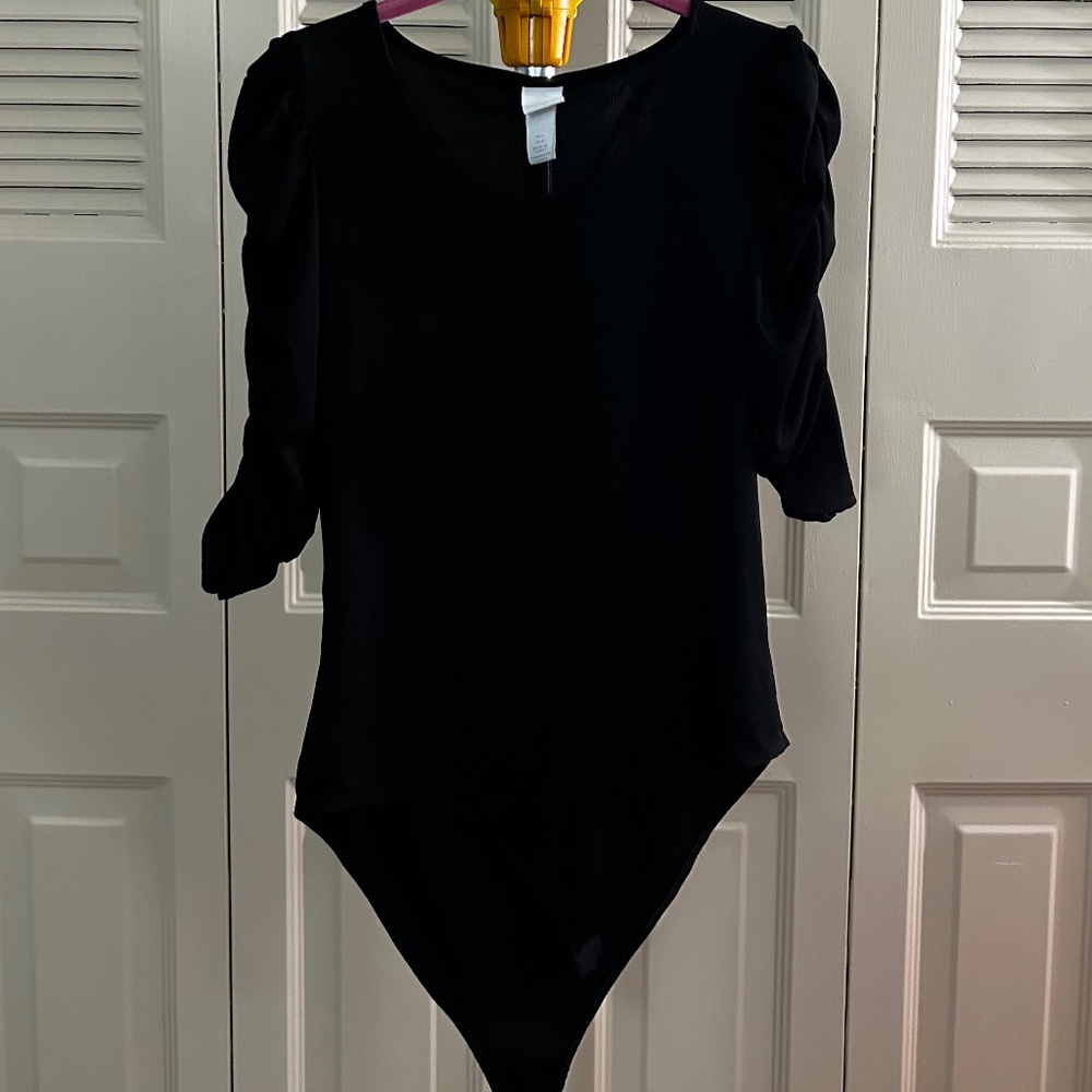 Large H&M Black Bodysuit